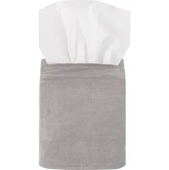 Povlak na polštářek Blomus TISU lněný obal na kapesníčky šedá