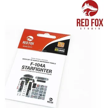 Plastikový model F-104A Starfighter (for Italeri kit) - Red Fox Studio RFSQS-32117