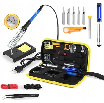 Páječka Sada páječky PŘESNÁ PÁJEČKA 60W Kufr Odsávačka VELKÝ STOJAN