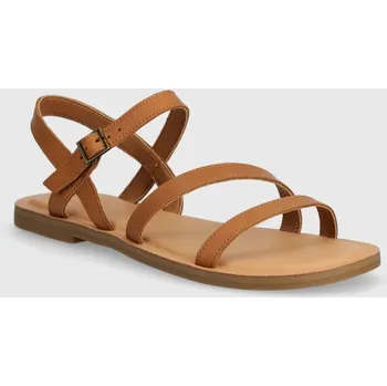 Dámská obuv Kožené sandály Toms Kira 10020825 hnědá 82A, EUR 37.5