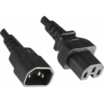 Napájecí kabel EFB Napájecí kabel Ohřívací zařízení EFB. C14 180°-C15 180°,š.š.,3m,3x1,00mm