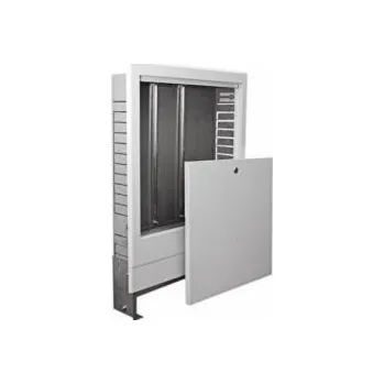 rozdělovač topení KAN-therm SWPS podomítková skříň, s lakovaným rámem, pro rozdělovače (1445117000)