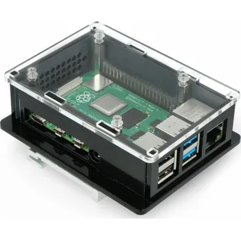 Vývojová deska Gravlaser V2 na DIN lištu Raspberry Pi 4B kryt (GRL-15871)
