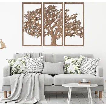 Obraz Dřevěné samolepky na zeď - Strom života, Dub tabákový (nedostupný) | DUBLEZ