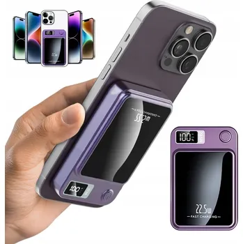 Powerbanka Kompaktní Powerbanka MagSafe pro Apple iPhone 10000 mAh Indukční Odolná