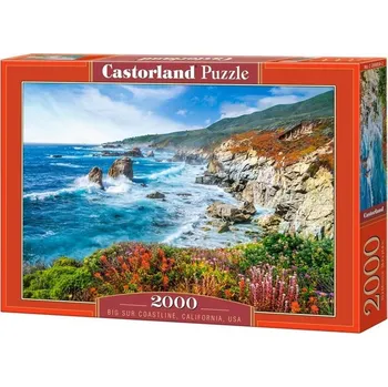 Puzzle Puzzle 2000 MOŘE POBŘEŽÍ KVĚTINY Castor 9+
