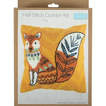 Vyšívací vzor Sada na vyšívání Polštář GCS80 Liška (Cross Stitch Kit Printed Cushion Fox)