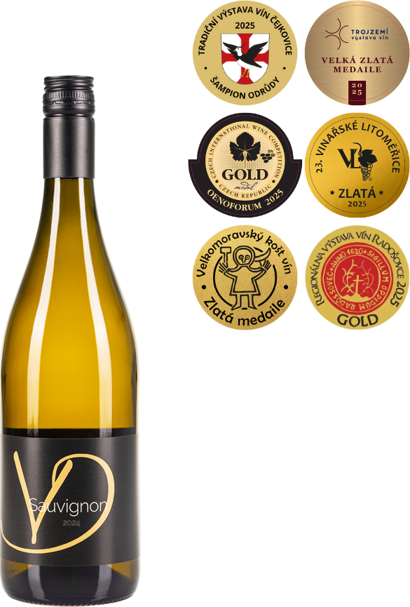 Víno Drábek Sauvignon 2025 polosuché bílé 0,75 l