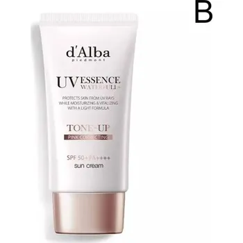 Opalování d’Alba Opalovací krém SPF 50+ Jemná Korekce Růžového Tónu Pleti Denní UV Ochrana Pleťový Krém Hydratace 50 ml
