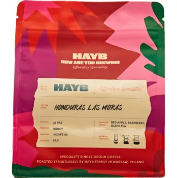 Káva HAYB kávová zrna Honduras Las Moras kávová zrna 250g