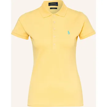 Polo Ralph Lauren Dámská Polokošile Z Piké, žlutá, 36