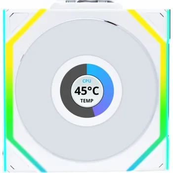 Počítač Lian Li Ventilátor UNI FAN SL Wireless LCD 120 bílý (12SLLCD1W1W)
