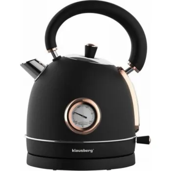 Varná konvice Klausberg RÝCHLOVÁ KONVICE 1,8 L S TEPLOMEREM KB-7905 RETRO