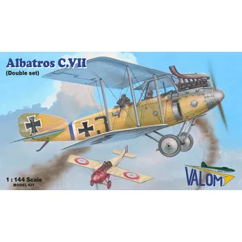 Plastikový model Albatros C.VII (Double set) - Valom 14426