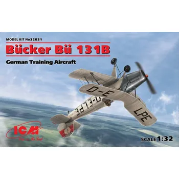 Plastikový model Bücker Bü 131B German Training Aircraft - ICM 32031