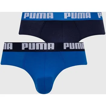 Pánské spodní prádlo Spodní prádlo Puma Everyday Brief 2-pack 938322 modrá 55X, vel. S