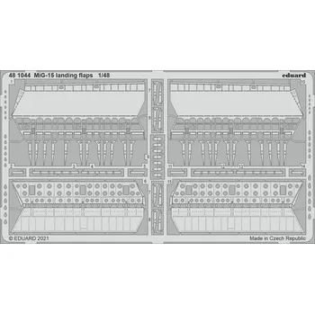 Plastikový model 1/48 MiG-15 landing flaps for BRONCO / HOBBY 2000 kit - Eduard 481044