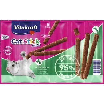 Krmivo pro kočku Masové tyčinky na žvýkání Vitakraft kachna a králík 36 g