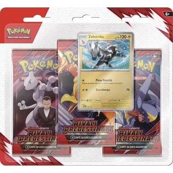 Puzzle Pokémon TCG: Scarlet & Violet—Fateful Rivals 3-Pack (3 boostery a 1 fóliová promo karta se