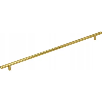 Nábytkové kování Nábytková úchytka Reling RE10 ZLATÝ LESK L-752 mm