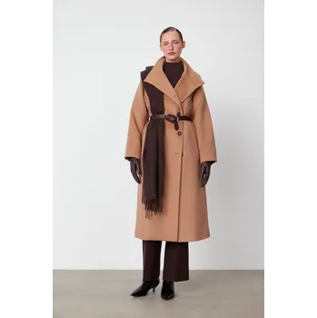 Dámský kabát Vlněný kabát Medicine RW25-KPD702 béžová 80X, vel. XL