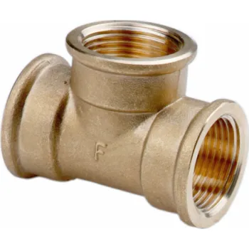Fitinka Ferro T-kus z feromaxové mosazi 6/4 T06Z