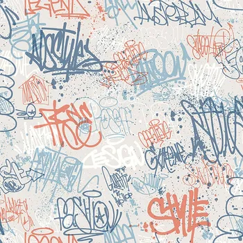 Tapeta Tapeta pro mládež graffiti pastelové nápisy