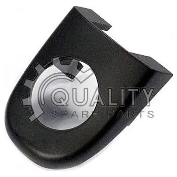 Krytka kliky s dírou černá