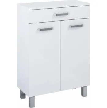 Komoda vidaXL RE169199008060 / ELITA / SUNN / KOMODA 60 2D 1S BÍLÁ HG NN / 169199 /