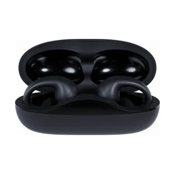 Sluchátka Polaroid Happy Plugs Clip - Bezdrátová otevřená sluchátka (černá)