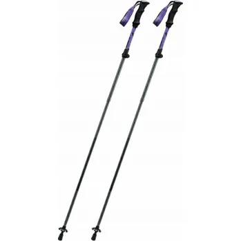 Trekingová hůl Static Control Hliníkové hole Qunature Nordic Walking Treking 110 - 130 cm - fialové