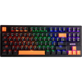 Počítač Marvo Klávesnice Krone 87 Blue s přepínači (KG901C EN)