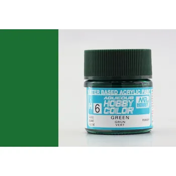 Aqueous Hobby Color - Green - Zelená (10ml) - Gunze H006
