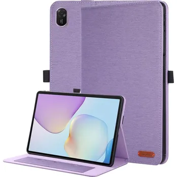 Pouzdro na tablet VSECHNONAMOBIL 132239 FABRIC Zaklápěcí obal pro Huawei MatePad 11.5 2025 fialový