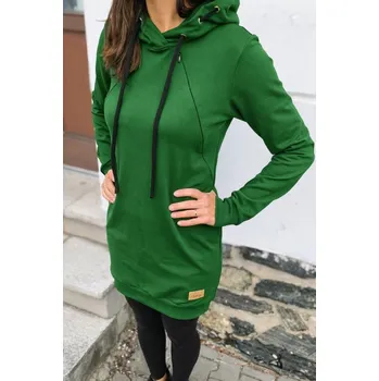 Těhotenská mikina Kulišárny Mikinošaty GRASS kojicí VELIKOST: 34