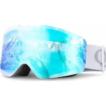 NoName Lyžařské brýle Qunature White bez rámu - bílé