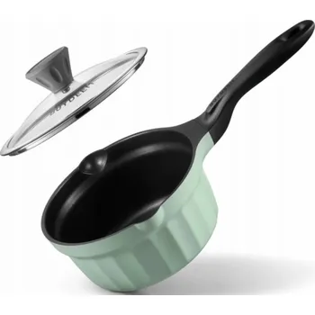 Hrnec Mellow Yellow BUYDEEM Smaltovaný hrnec se skleněnou poklicí 1,8 l, model CP141, barva Útulná zelená