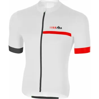 Moto dres RH+ Prime Jersey bílo-červeno-černý - XL