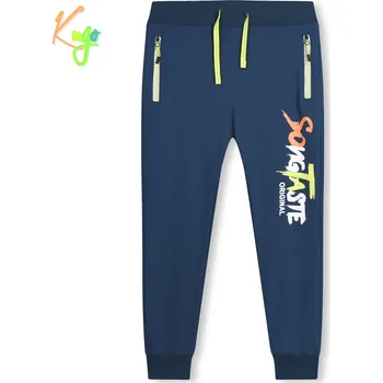 Chlapecké bavlněné tepláky Kugo ST7729 vel. 140 modré