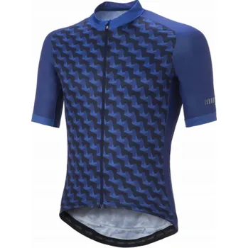 cyklistický dres RH+ Cyklistický dres zeroPassion TMAVĚ MODRÝ/MODRÝ - M