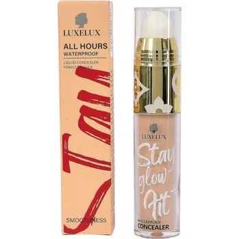 Podkladová báze na tvář Podkladová Báze na obličej s korektorem 2v1 voděodolný 02 odstín studený Luxelux