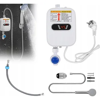 Bojler ELEKTRICKÁ SADA PRŮTOKOVÝ OHŘÍVAČ VODY PRO SPRCHU 3000W