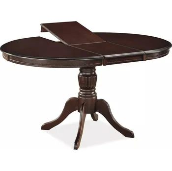 Jídelní stůl Kulatý jídelní stůl Olivia 106/141 cm ořech