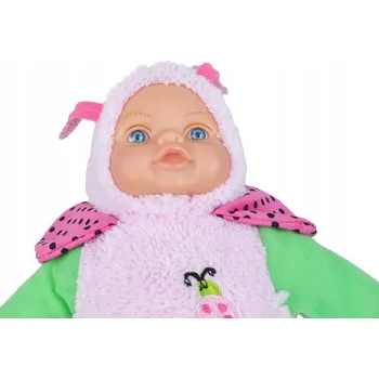 Panenka Panenka miminko gumová panenka pro děti, miminko s batohem a nosítkem dárek