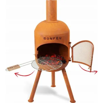 Zahradní krb Rojaplast Zahradní krb Bonfeu Bonsolo Rusty