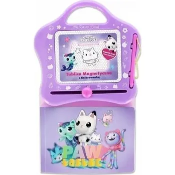 Magnetická kreslící tabulka MAGNETICKÁ TABULE S OMALOVÁNKOU GÁBININ KOUZELNÝ DOMEK