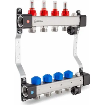 rozdělovač topení KAN-therm rozdělovač ventilů pro tlak a průtok 5OB