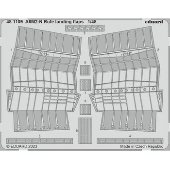 Plastikový model A6M2-N Rufe landing flaps 1/48 recommended for EDUARD - Eduard 481109