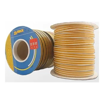 Těsnění do okna a dveří Stomil Sanok Samolepicí těsnění pro okna a dveře EPDM profil E bílý 150m SD-40CX/4