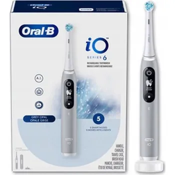 Elektrický zubní kartáček Oral-B iO Series 6 Grey Opal Elektrický zubní kartáček